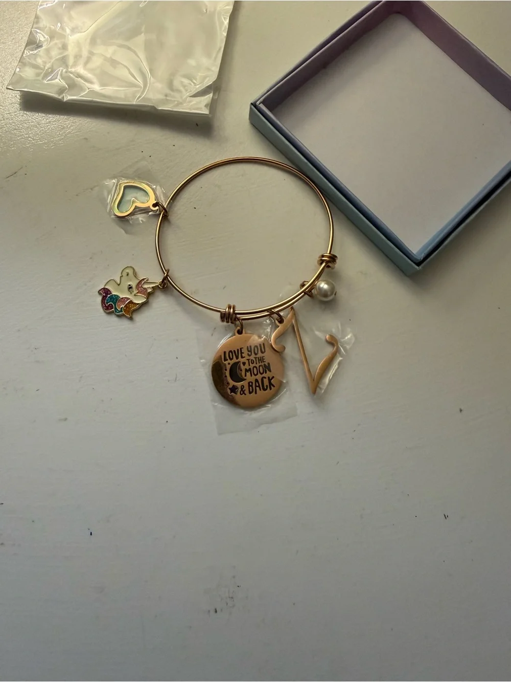 “Z” Girls Charm Bracelet